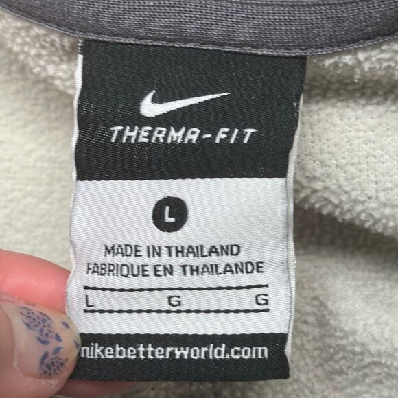 Nike Carolina Panthers Hoodie Mens Large Gray Salute To Service Therma-Fit - Picture 8 of 11